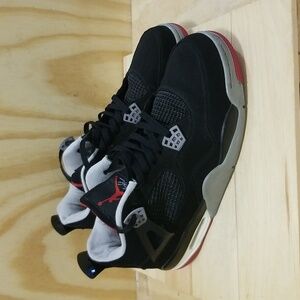 Nike Jordan 4 Retro IV Bred 308497-089 Size 13 Chicago I III VI XI XIII